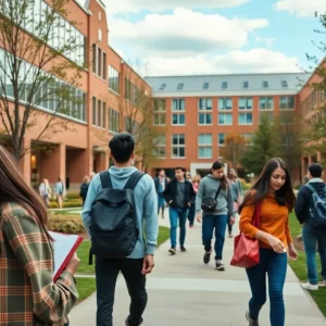 Students at WKU engaged in academic activities on campus