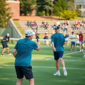Student athletes from WKU competing in sports events