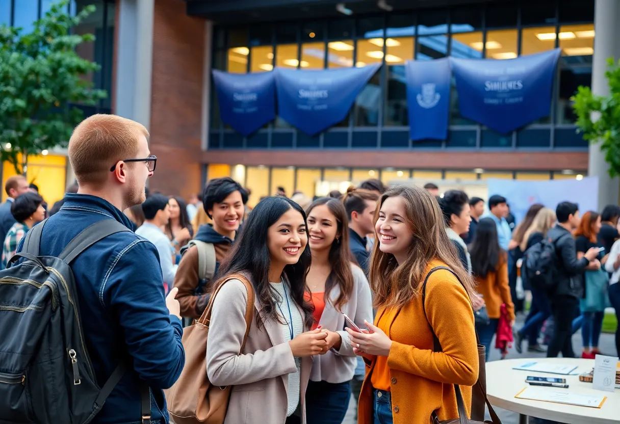 Western Kentucky University fundraising event with students and alumni