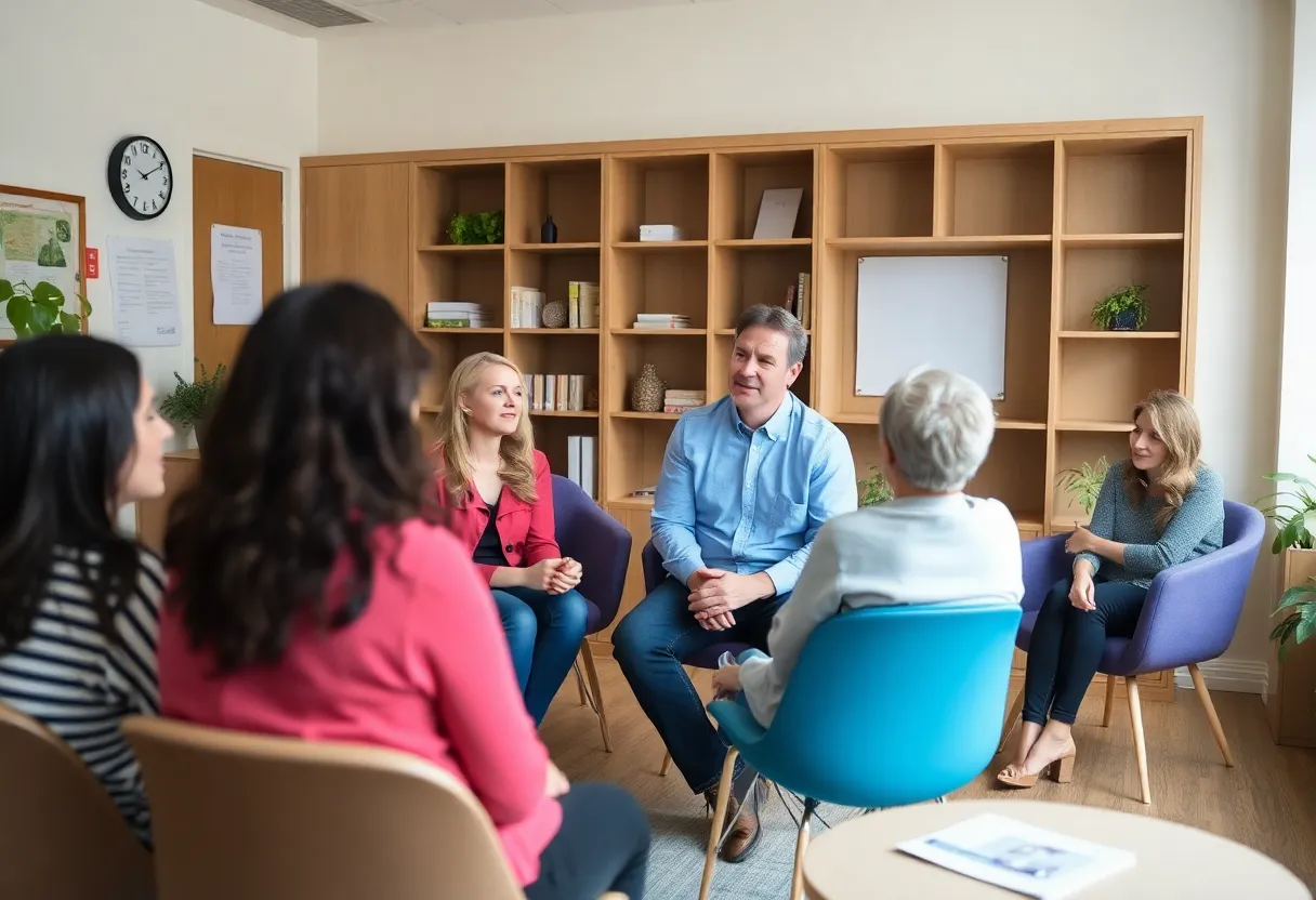 Group therapy session for Parkinson's at WKU