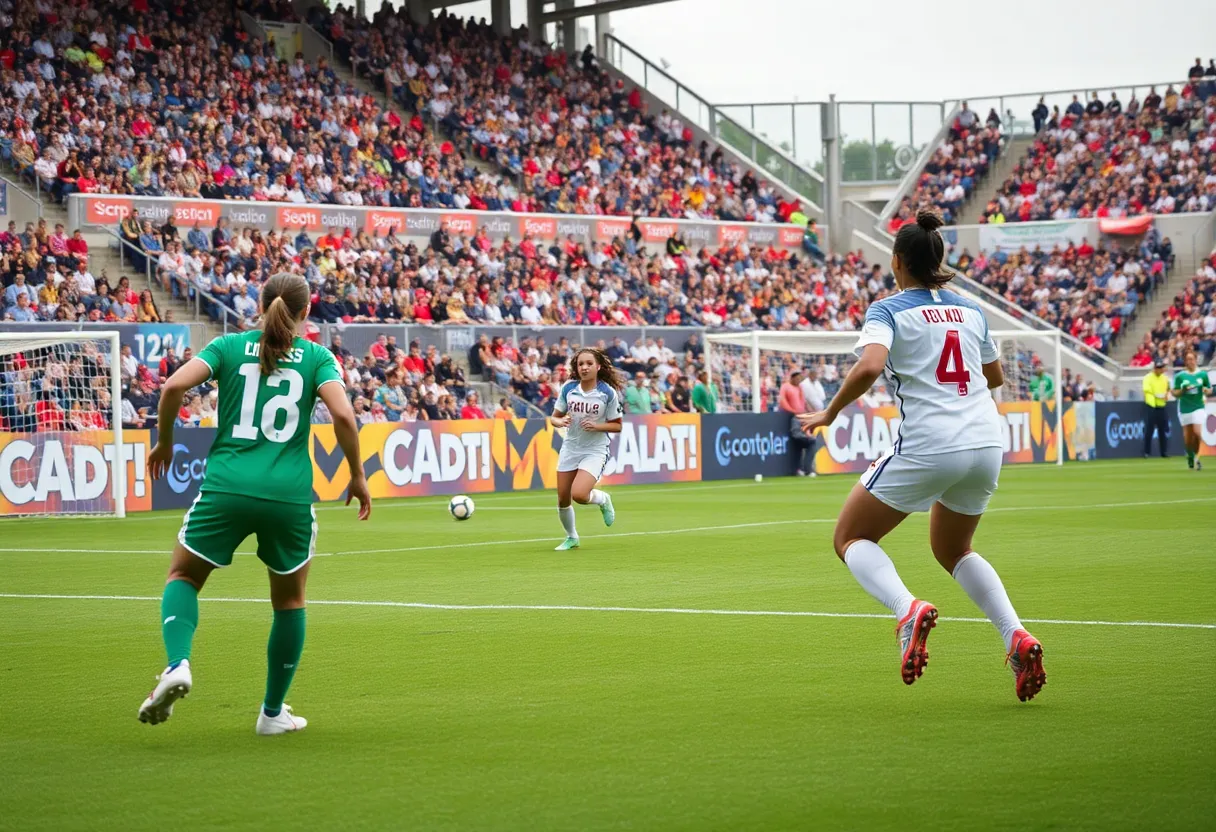 WKU Women's Soccer team in action during match against Ohio Bobcats