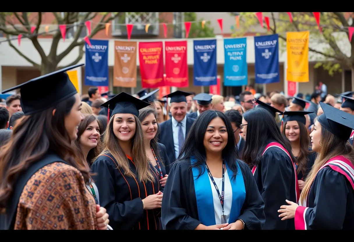 Celebration ceremony at WKU for the Spirit of WKU Award