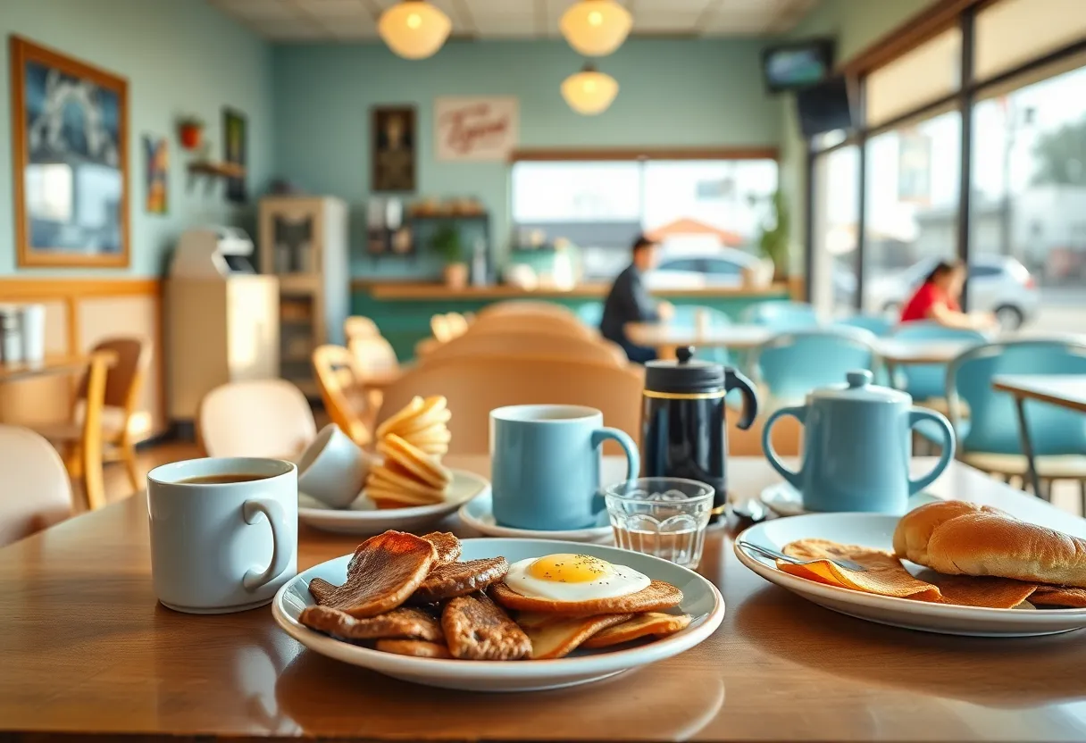 Breakfast spread at First Watch in Bowling Green