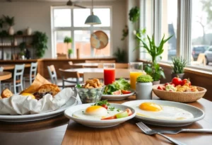 A vibrant breakfast spread at First Watch in Johnson City