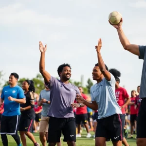 Bowling Green athletes competing in sports event