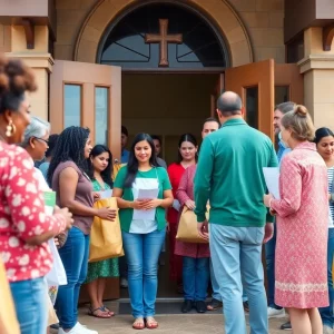 Pastor leading a community gathering for recovery support