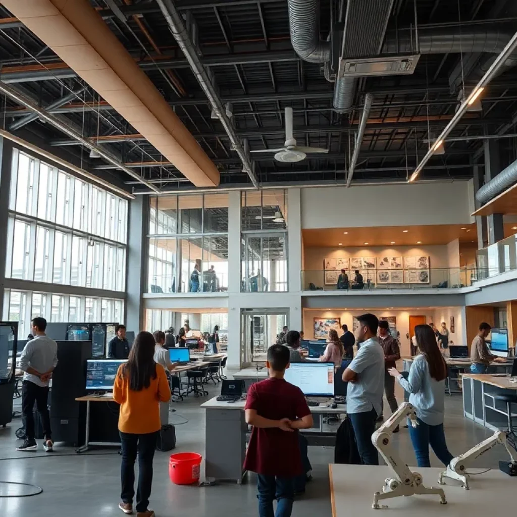 Construction site of Bowling Green Impact Center for Leadership and Innovation
