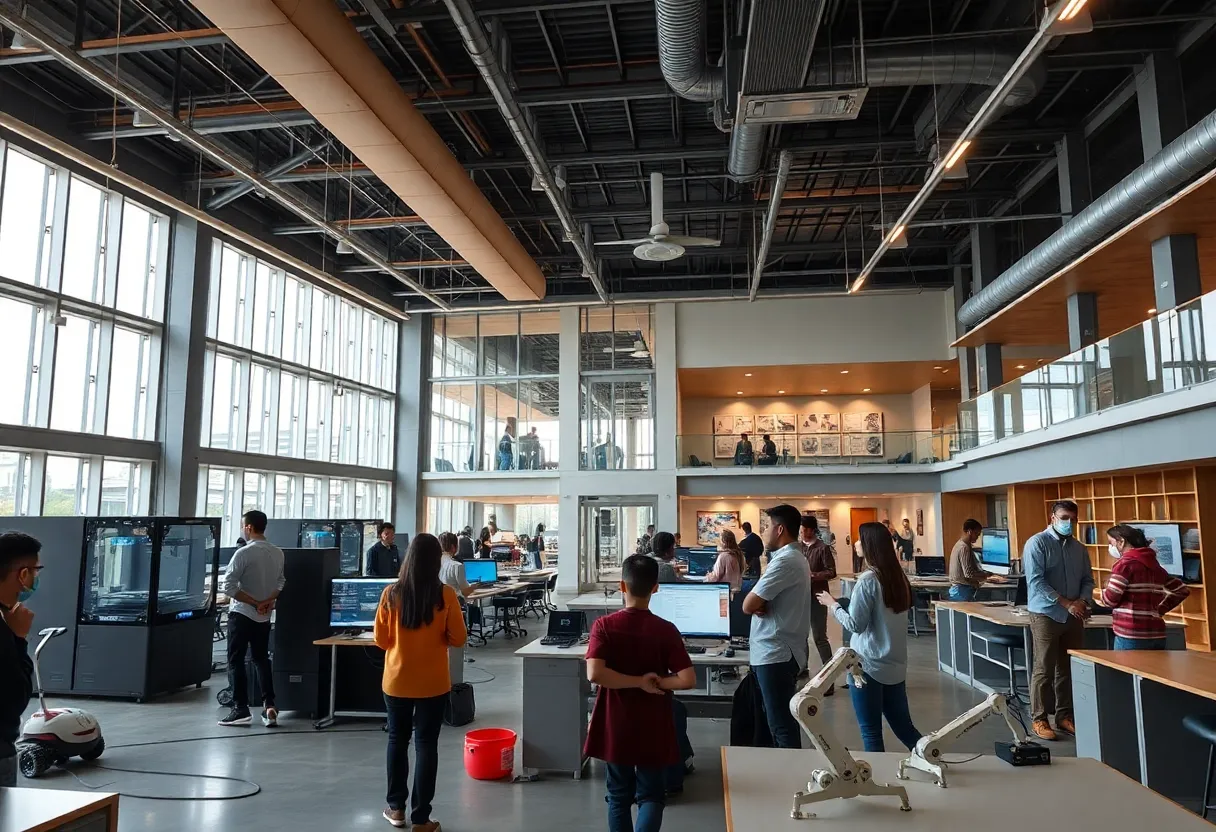 Construction site of Bowling Green Impact Center for Leadership and Innovation