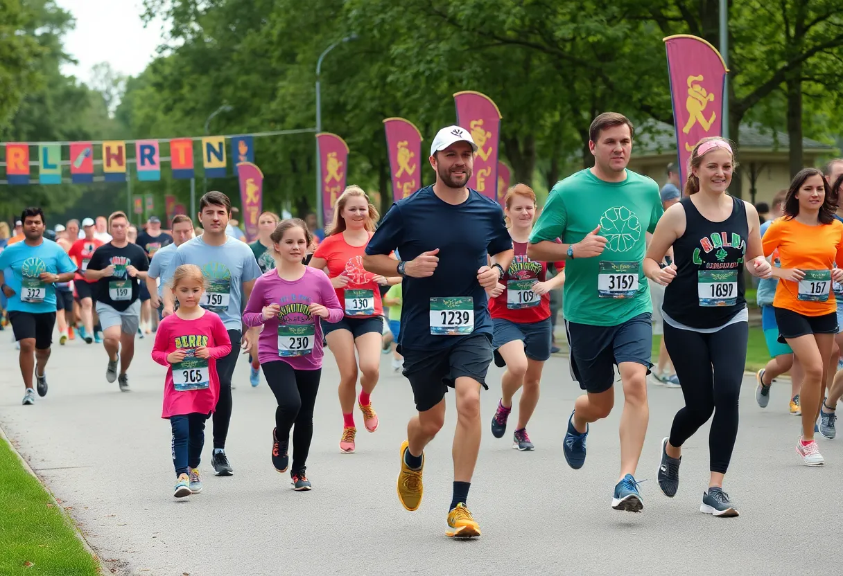 Participants at the Run For Sight event in Bowling Green