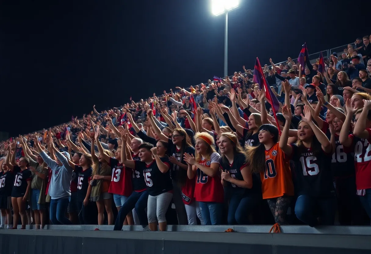 Bowling Green high school football game against South Warren