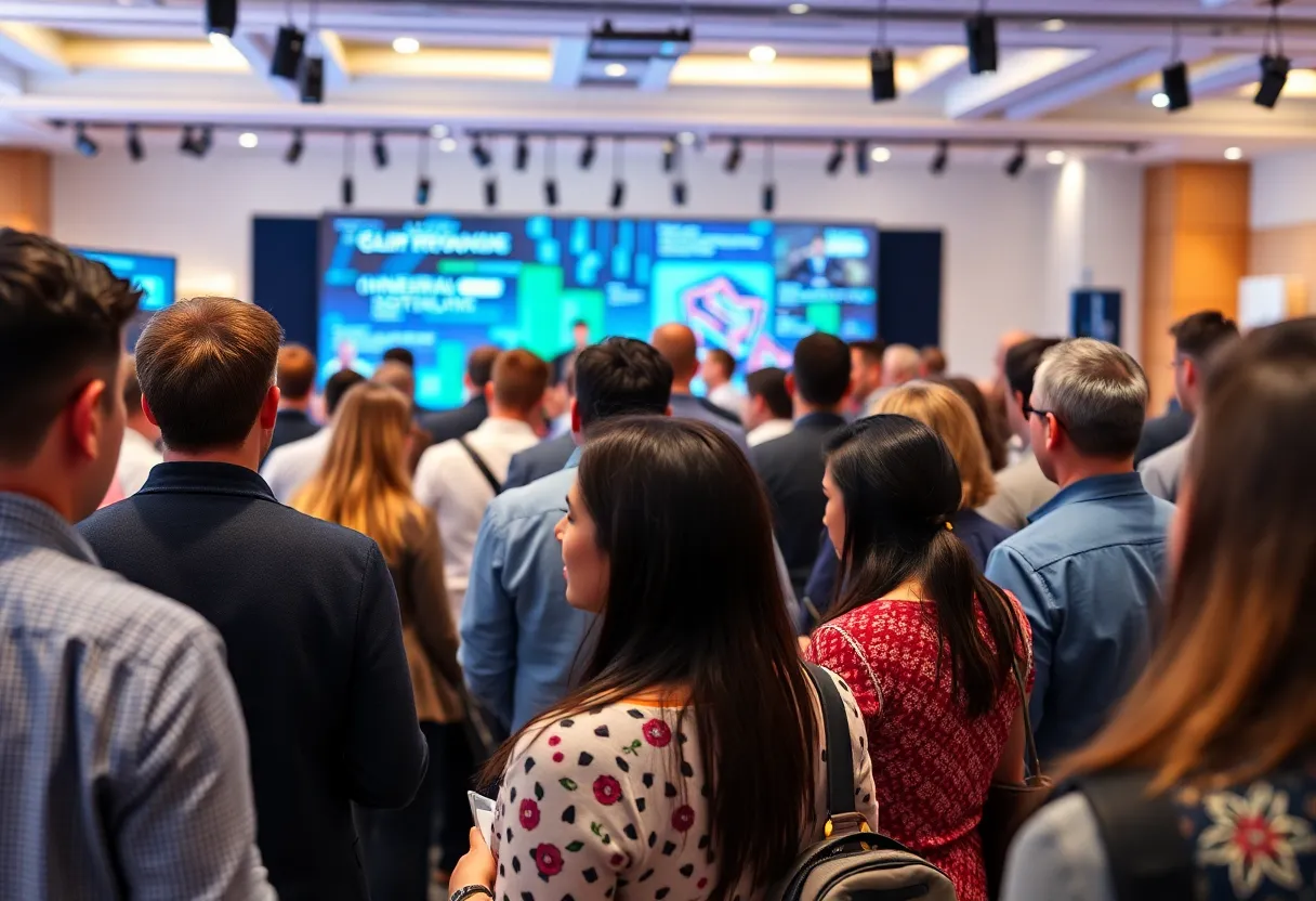 Attendees engaging at the Emerge Conference in Bowling Green