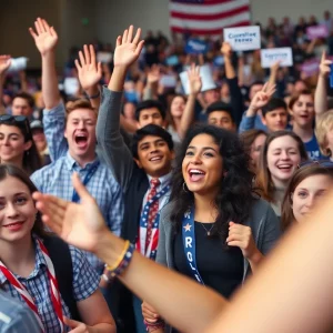 Young conservatives rallying for Turning Point USA