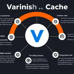 Infographic depicting Varnish Cache features and benefits