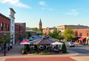 Urban landscape of Bowling Green, Kentucky