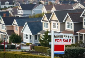 Suburban neighborhood in Bowling Green with houses for sale