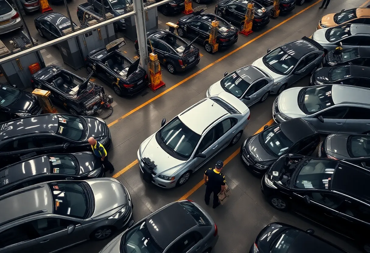 Police investigation at General Motors Assembly Plant in Bowling Green