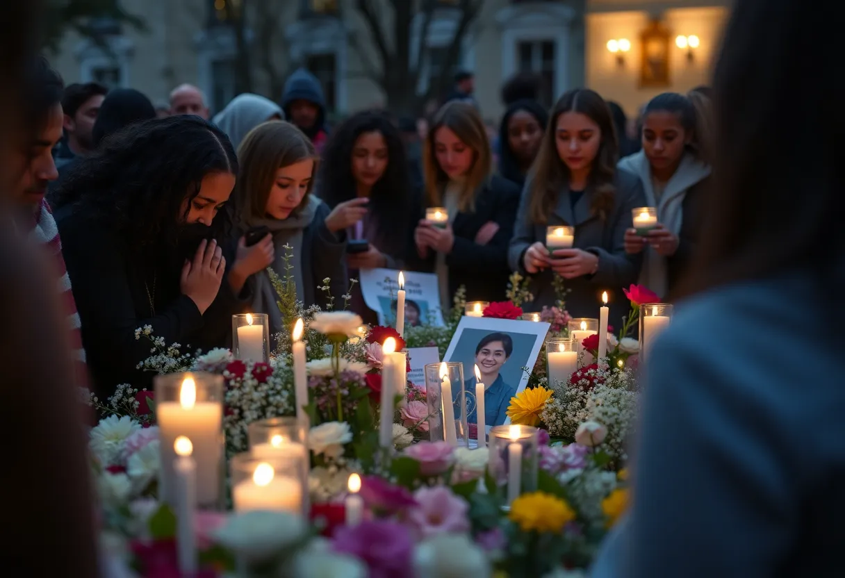 Attendees at Charlie Kirk's memorial service reflect on his life.