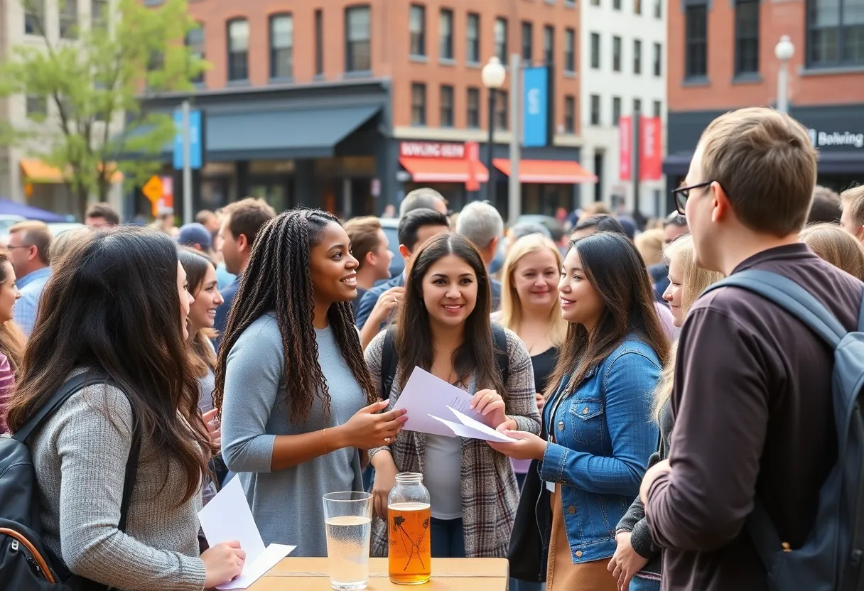 WKU students participating in the Downtown BGKY Ambassador Program