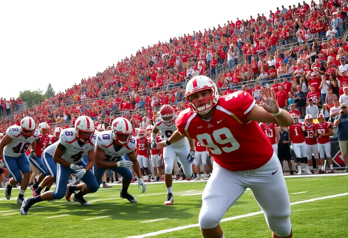 FIU Panthers football team celebrating their victory against WKU.
