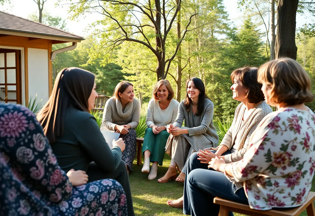 Ministry wives engaging in discussions during the Kentucky Baptist Retreat