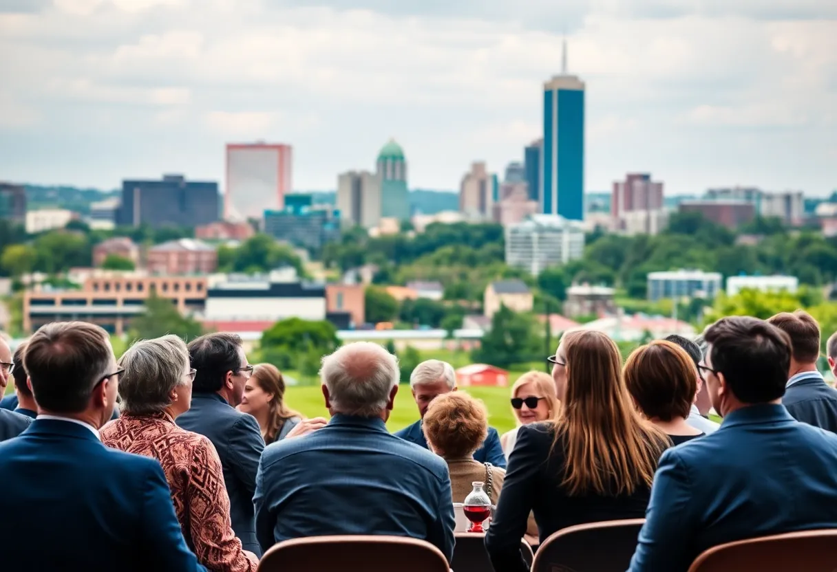 Community leaders celebrating the 40th anniversary of Leadership Bowling Green