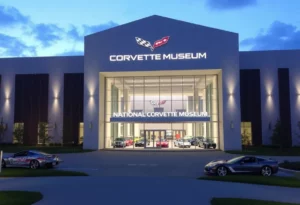 Rendering of the new collection facility at the National Corvette Museum