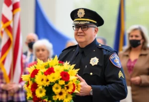 Community tribute to sheriff